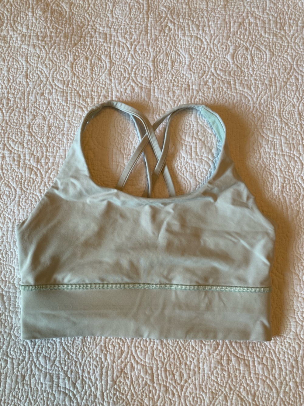 Mint green lululemon sports bra